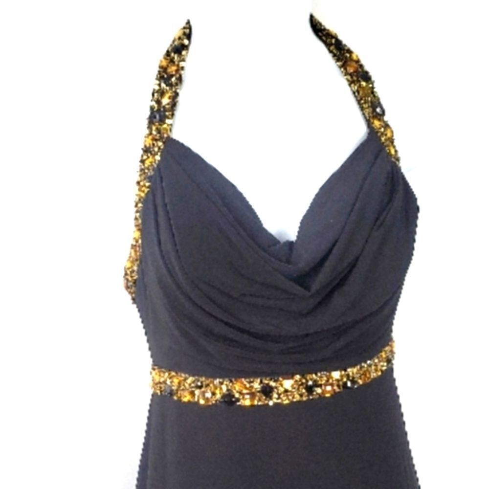 CAMILLE LA VIE PROM or Evening Halter Dress